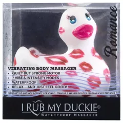   My Duckie Romance 2.0 - vodotesný klitoriálny vibrátor (bielo-ružový)