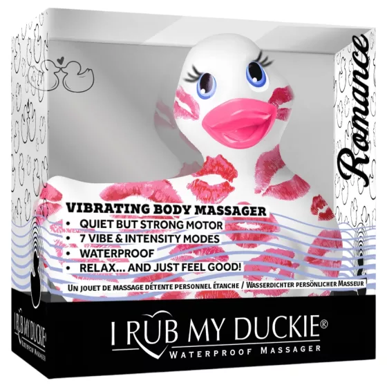 My Duckie Romance 2.0 - vodotesný vibrátor na klitoris - biely/ružový