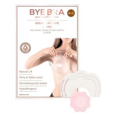   / Bye Bra A-C - neviditeľné zdvíhacie náplaste na prsia - ružové (3 páry)