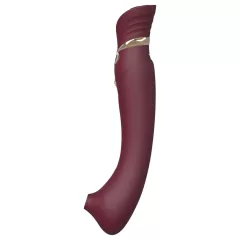   ZALO Queen - vlnitý vaginálny a klitorálny vibrátor na bod G (červený)