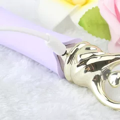   ZALO Confidence - masážny vibrátor na batériu - luxusný - fialový