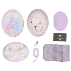   ZALO Baby Heart - inteligentný vodotesný klitoris stimulátor (biela)