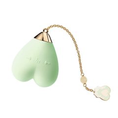   ZALO Baby Heart - inteligentný dobíjateľný vodotesný vibrátor na klitoris (zelený)