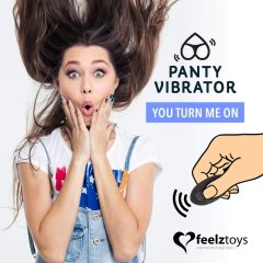   FEELZTOYS Panty - nabíjací vibrátor na klitoris s diaľkovým ovládačom (ružový)