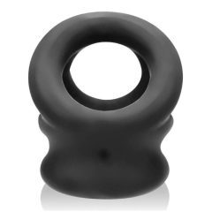 OXBALLS Tri-Squeeze - krúžok na penis (čierny)