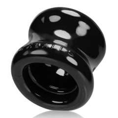   OXBALLS Squeeze - krúžok a naťahovač na semenníky (čierny)