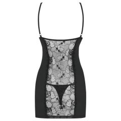 Obsessive - sexy nočná košieľka a tangá - čierna