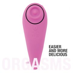   FEELZTOYS Femmegasm - dobíjací, vodotesný vaginálny a klitorálny vibrátor (ružový)