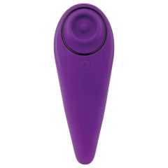   FEELZTOYS Femmegasm - nabíjateľný 2v1 vibrátor na klitoris (fialová)