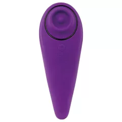   FEELZTOYS - vibrátor na klitoris 2v1 - dobíjací - fialový