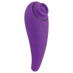   FEELZTOYS Femmegasm - nabíjateľný 2v1 vibrátor na klitoris (fialová)