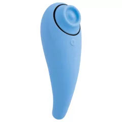   FEELZTOYS - vibrátor na klitoris 2v1 nabíjateľný - modrý