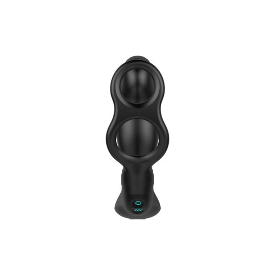 Nexus Revo - vibrátor na prostatu s otočným krúžkom na diaľkové ovládanie (čierny)