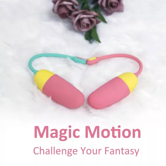 Magic Motion Vini - nositeľné vibračné vajíčko ovládané aplikáciou (oranžové)