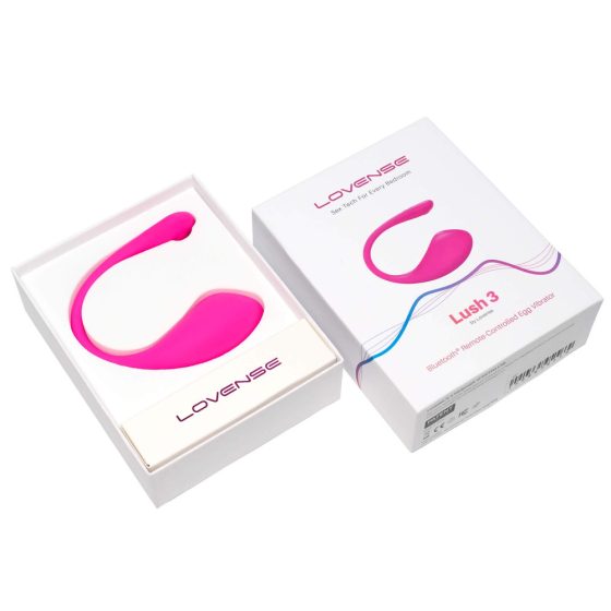 LOVENSE lush 3 - nabíjacie smart vibračné vajíčko (ružové)