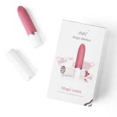   Magic Motion Lotos - inteligentný dobíjací mini vibrátor na rúže (ružový)