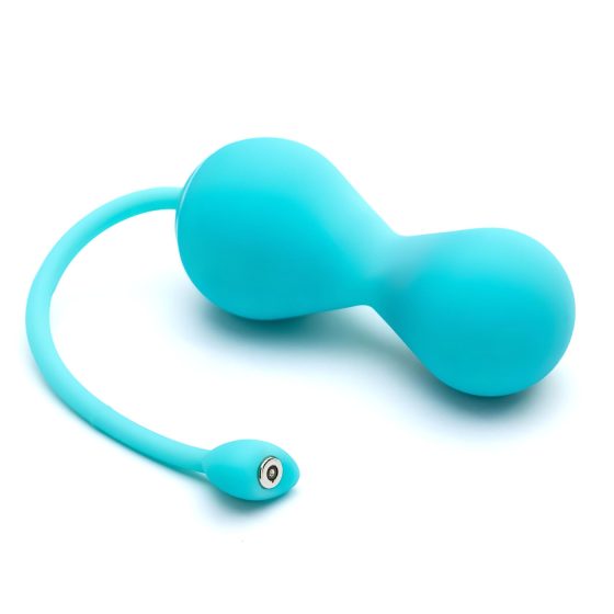 LOVELIFE BY OHMIBOD - KRUSH - inteligentné, nabíjateľné venušine guličky (tyrkysové)