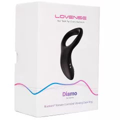   LOVENSE Diamo - inteligentný vibračný erekčný krúžok (čierny)