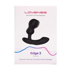   LOVENSE Edge 2 - inteligentný, nabíjací vibrátor na prostatu (čierny)