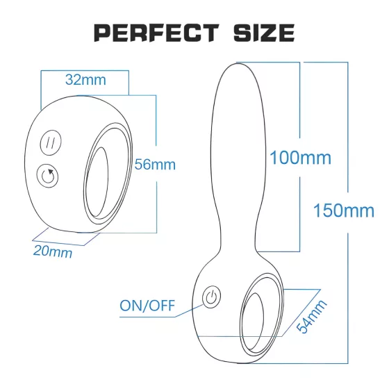 Aixiasia Dylon-Remote - vibrátor na análnu stimuláciu