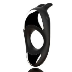   FEELZTOYS Zeus - dobíjací vibračný krúžok na penis (čierny)
