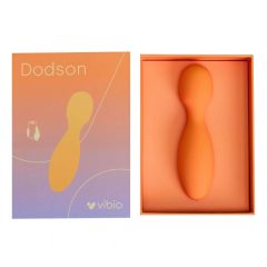   Vibio Dodson Wand - dobíjací, inteligentný masážny vibrátor (oranžový) - mini