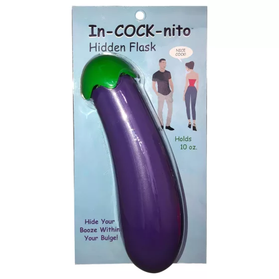 In-cock-nito - fľaša v tvare penisu - fialová