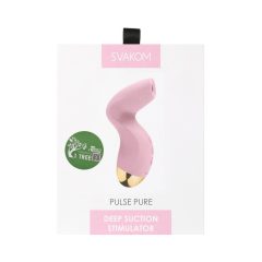   Svakom Pulse Pure - dobíjací stimulátor klitorisu so vzduchovými vlnami (ružový)