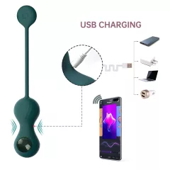 Magic Motion Crystal Duo - kegel guličky set - zelená