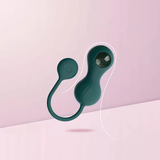 Magic Motion Crystal Duo - kegel guličky set - zelená