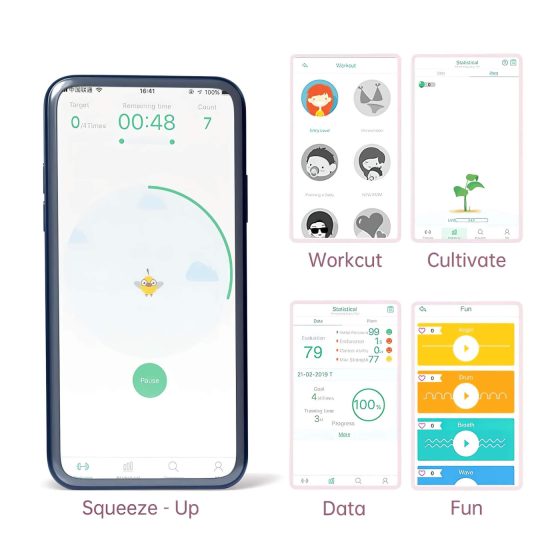 Magic Motion FitCute - inteligentná, nabíjateľná venuša gulička (mätová)
