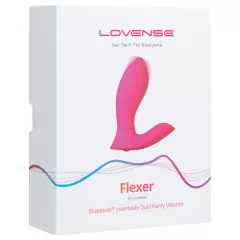   LOVENSE Flexer Panty - akumulátorový 2v1 vibrátor (ružový)