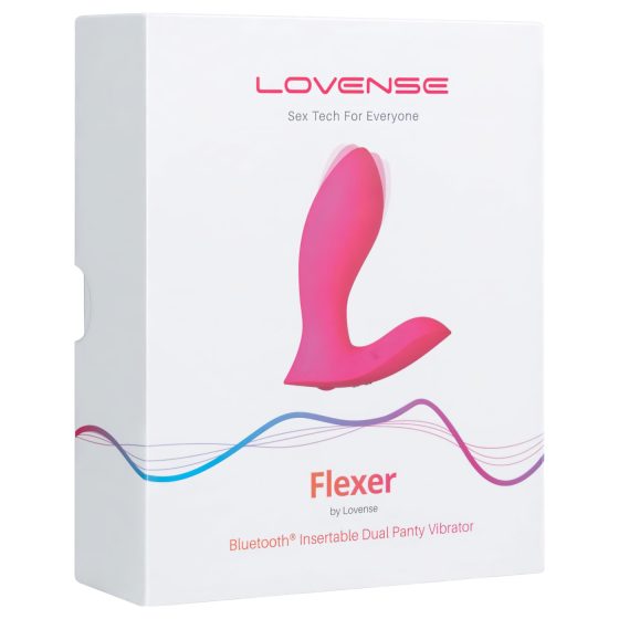 LOVENSE Flexer - vibračné nohavičky a vibrátor 2v1 - nabíjateľné, ružové