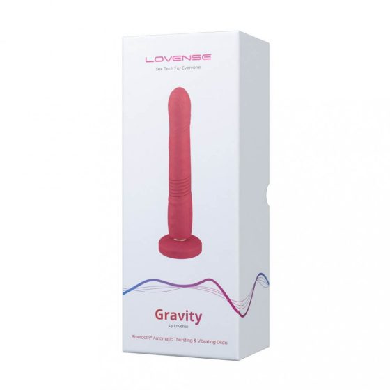 LOVENSE Gravity - dobíjací, pedálový, ťahový vibrátor (červený)