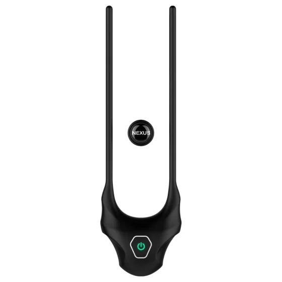 Nexus Forge - vibračný nastaviteľný erekčný krúžok - čierny