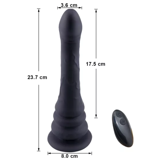 Wilson - vibrátor pre ženy - vlnkový tvar - čierny