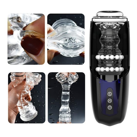 Magic Motion Xone - pánsky masturbátor - smart funkcie - modrý