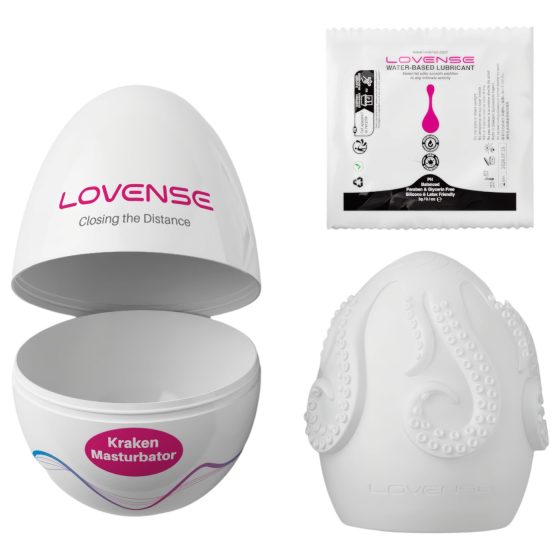 LOVENSE Kraken - vibračné vajíčko - 1ks (biele)