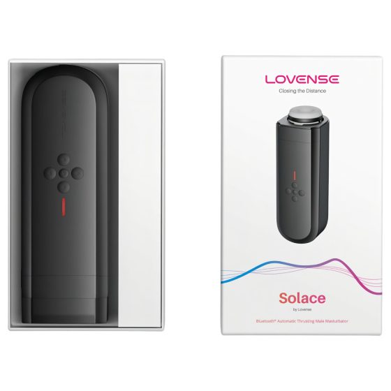 LOVENSE Solace - automatický masturbátor s pohybom hore-dole - čierny