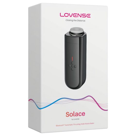 LOVENSE Solace - automatický masturbátor s pohybom hore-dole - čierny
