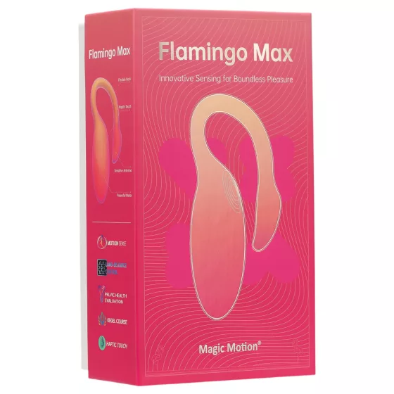 Magic Motion Flamingo Max - vibračné vajíčko - smart - oranžové
