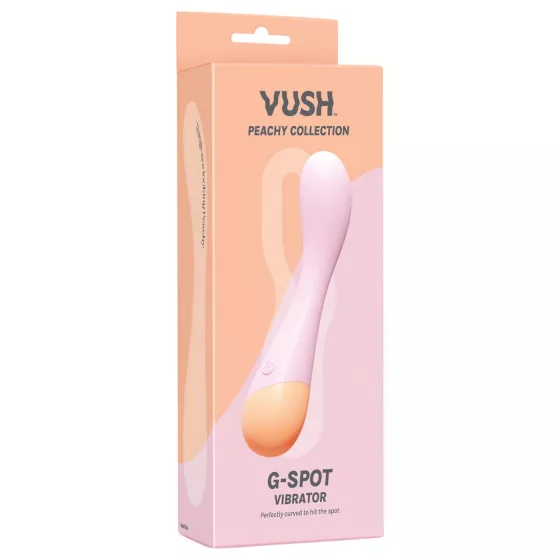 Vush Peachy G-Spot - vibrátor na bod G - nabíjateľný - ružový