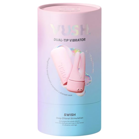 Vush Pop Swish - nabíjacia, vodotesná stimulácia klitorisu (ružová)