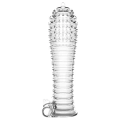   Lonely - vibračný návlek na penis - hrubší - priehľadný