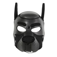 Ida Leather - uzavretá maska pre psa (čierna)